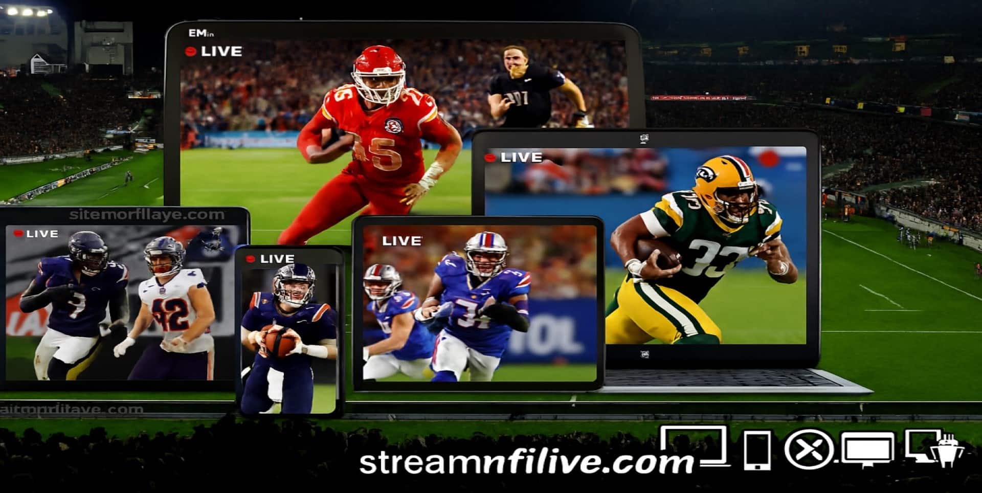 Stream NFL Matches Live Streaming 2025 Online slider